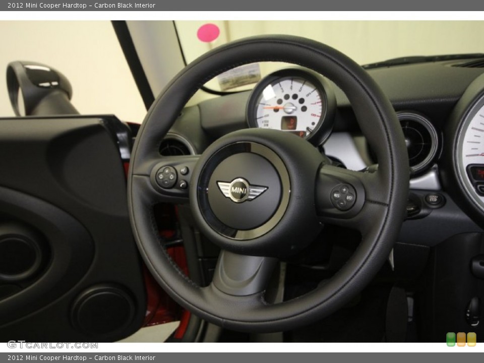 Carbon Black Interior Steering Wheel for the 2012 Mini Cooper Hardtop #61375335