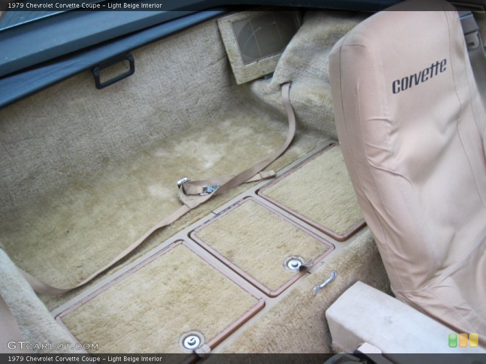 Light Beige Interior Rear Seat for the 1979 Chevrolet Corvette Coupe #61378182