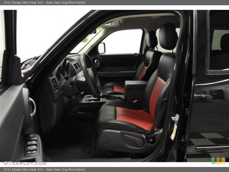 Dark Slate Gray/Red Interior Photo for the 2011 Dodge Nitro Heat 4x4 #61379826