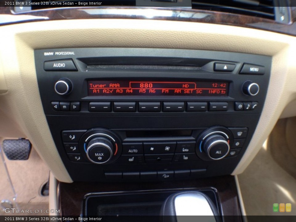 Beige Interior Audio System for the 2011 BMW 3 Series 328i xDrive Sedan #61380276