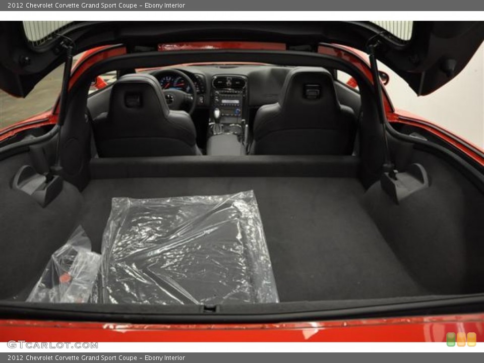 Ebony Interior Trunk for the 2012 Chevrolet Corvette Grand Sport Coupe #61380849