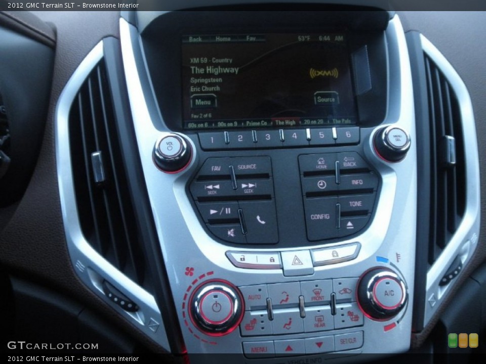 Brownstone Interior Controls for the 2012 GMC Terrain SLT #61383738