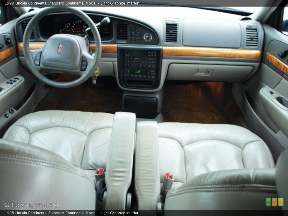 Light Graphite 1998 Lincoln Continental Interiors