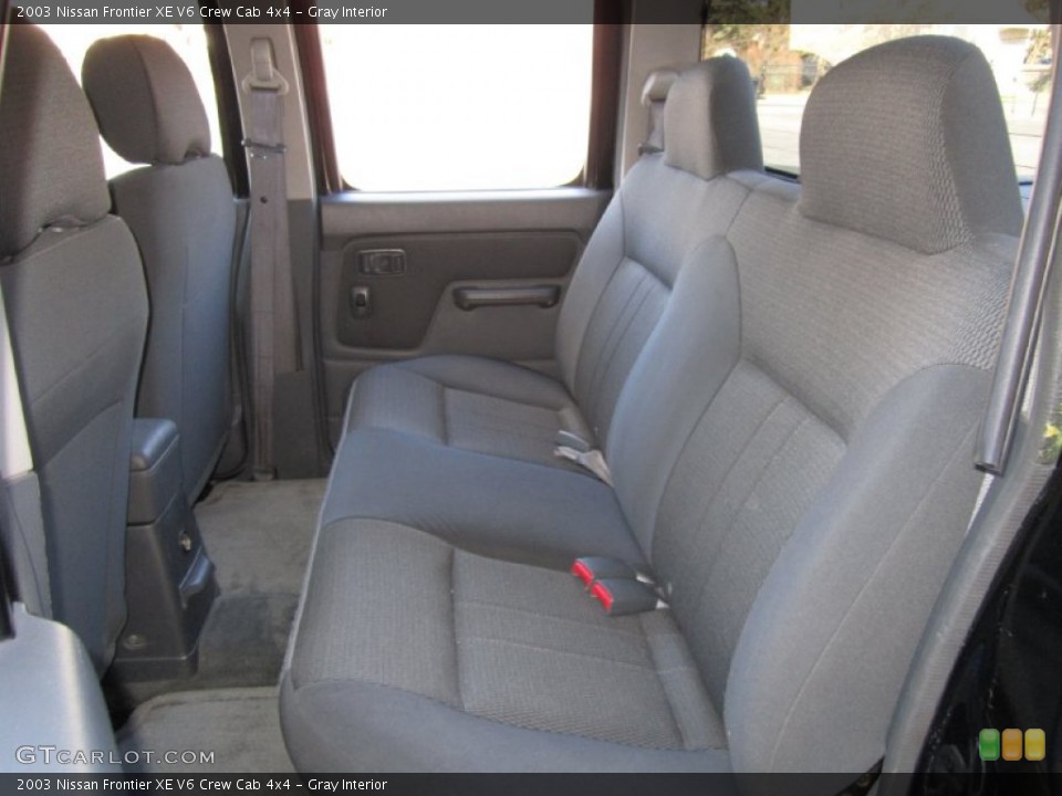Gray Interior Photo for the 2003 Nissan Frontier XE V6 Crew Cab 4x4 #61387194