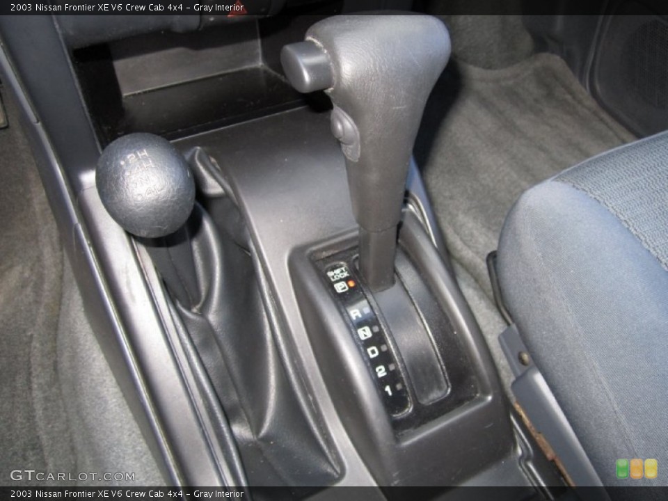 Gray Interior Transmission for the 2003 Nissan Frontier XE V6 Crew Cab 4x4 #61387212