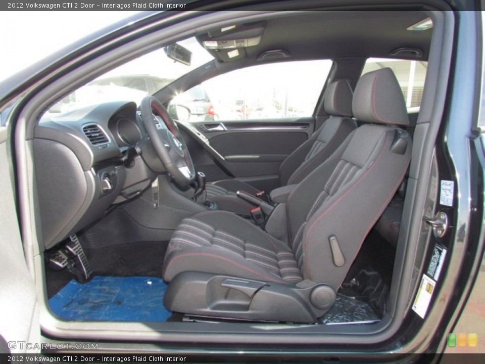 Interlagos Plaid Cloth Interior Photo for the 2012 Volkswagen GTI 2 Door #61387653