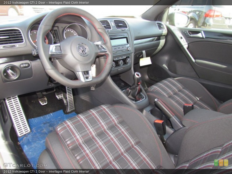 Interlagos Plaid Cloth Interior Photo for the 2012 Volkswagen GTI 2 Door #61387659