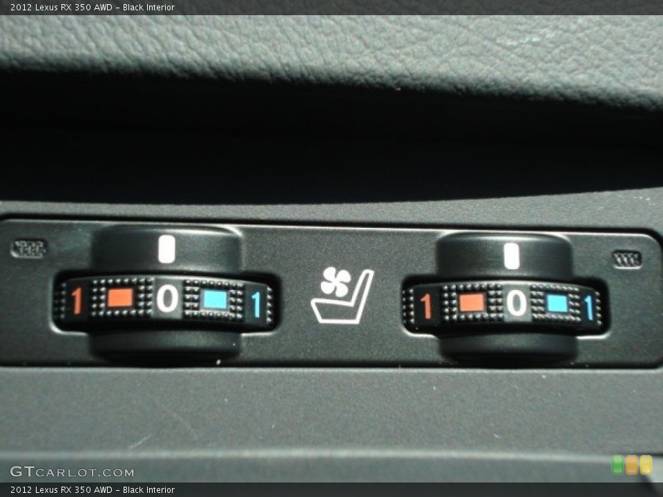 Black Interior Controls for the 2012 Lexus RX 350 AWD #61388667