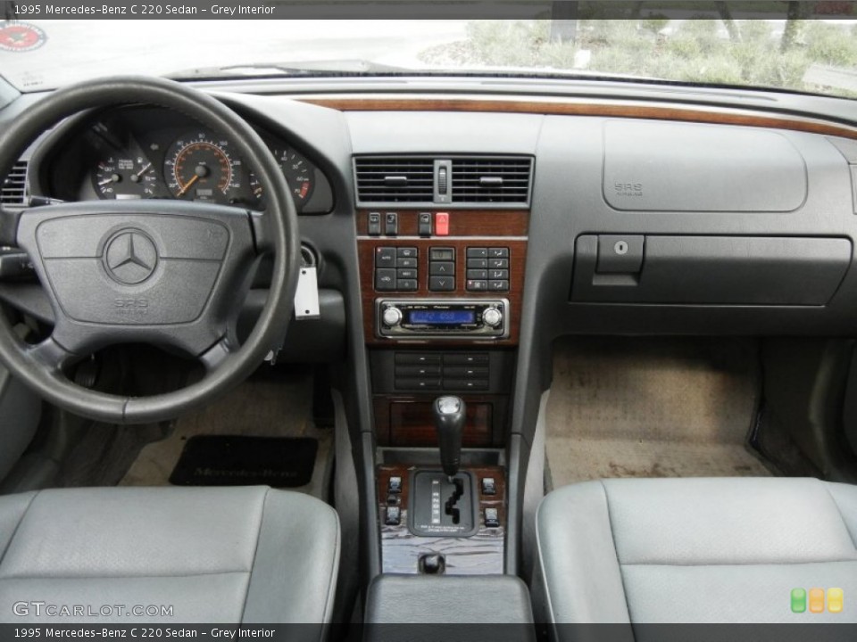 Grey Interior Dashboard for the 1995 Mercedes-Benz C 220 Sedan #61389321