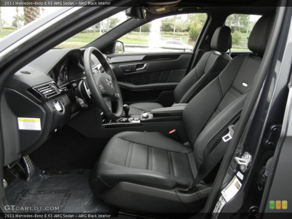 AMG Black Interior Photo for the 2011 Mercedes-Benz E 63 AMG Sedan #61389525