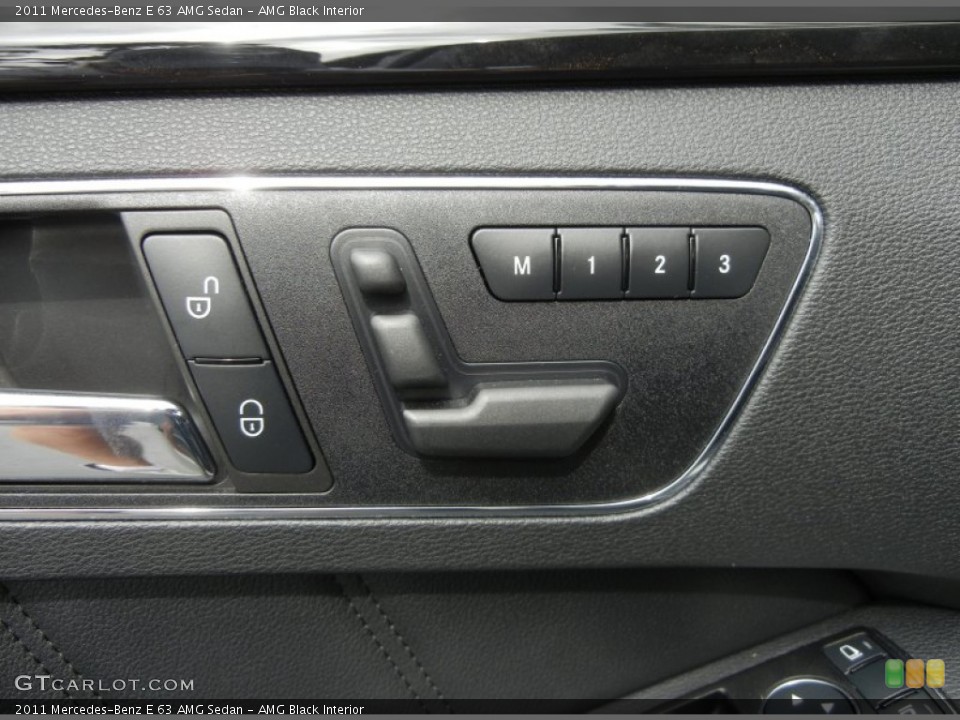 AMG Black Interior Controls for the 2011 Mercedes-Benz E 63 AMG Sedan #61389543