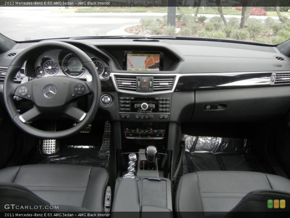 AMG Black Interior Dashboard for the 2011 Mercedes-Benz E 63 AMG Sedan #61389600
