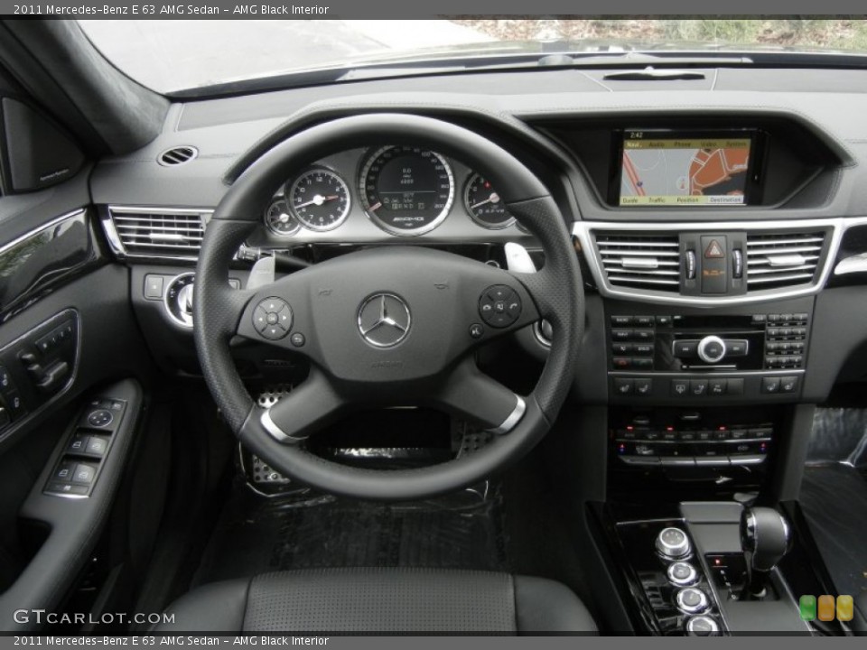 AMG Black Interior Dashboard for the 2011 Mercedes-Benz E 63 AMG Sedan #61389606
