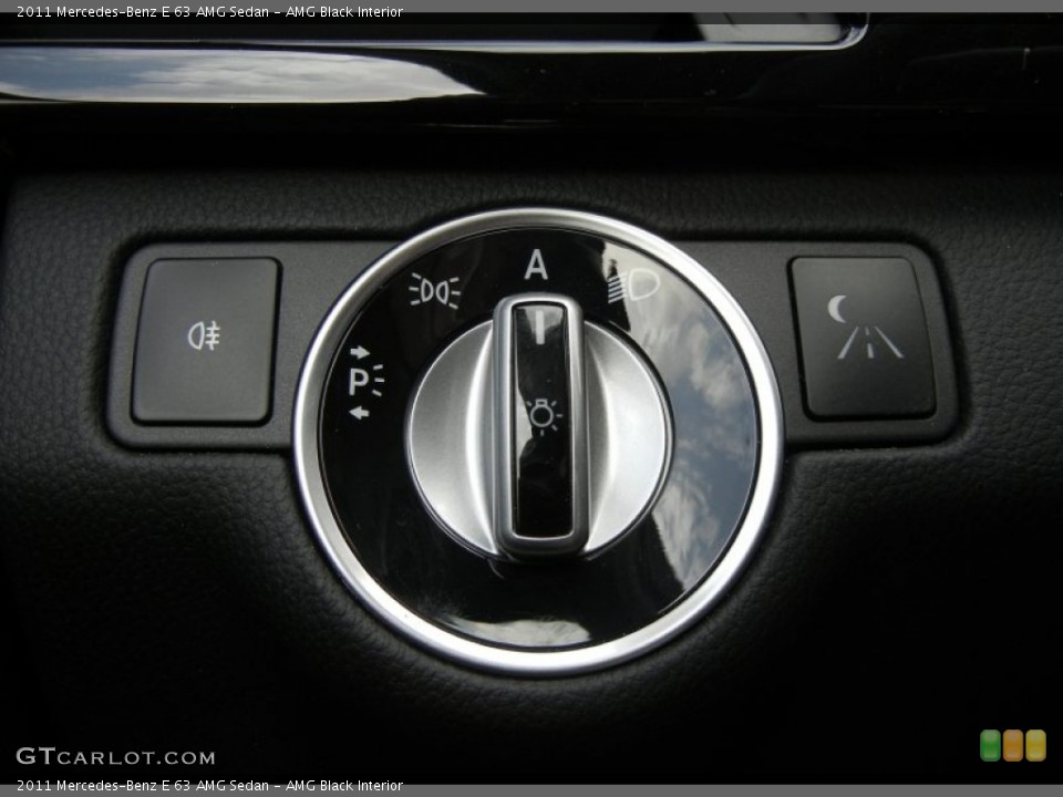 AMG Black Interior Controls for the 2011 Mercedes-Benz E 63 AMG Sedan #61389687