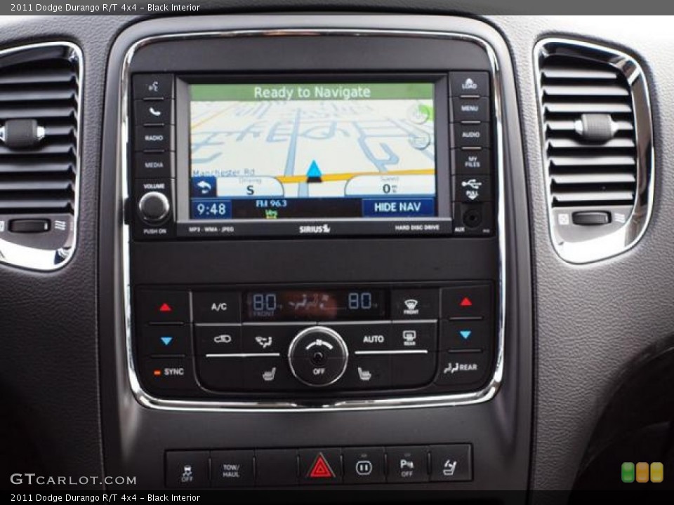 Black Interior Navigation for the 2011 Dodge Durango R/T 4x4 #61389936