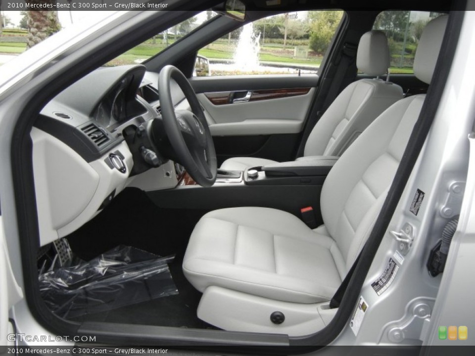 Grey/Black Interior Photo for the 2010 Mercedes-Benz C 300 Sport #61390188