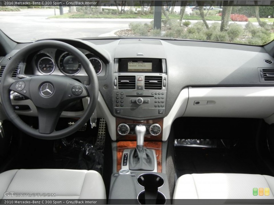 Grey/Black Interior Dashboard for the 2010 Mercedes-Benz C 300 Sport #61390263