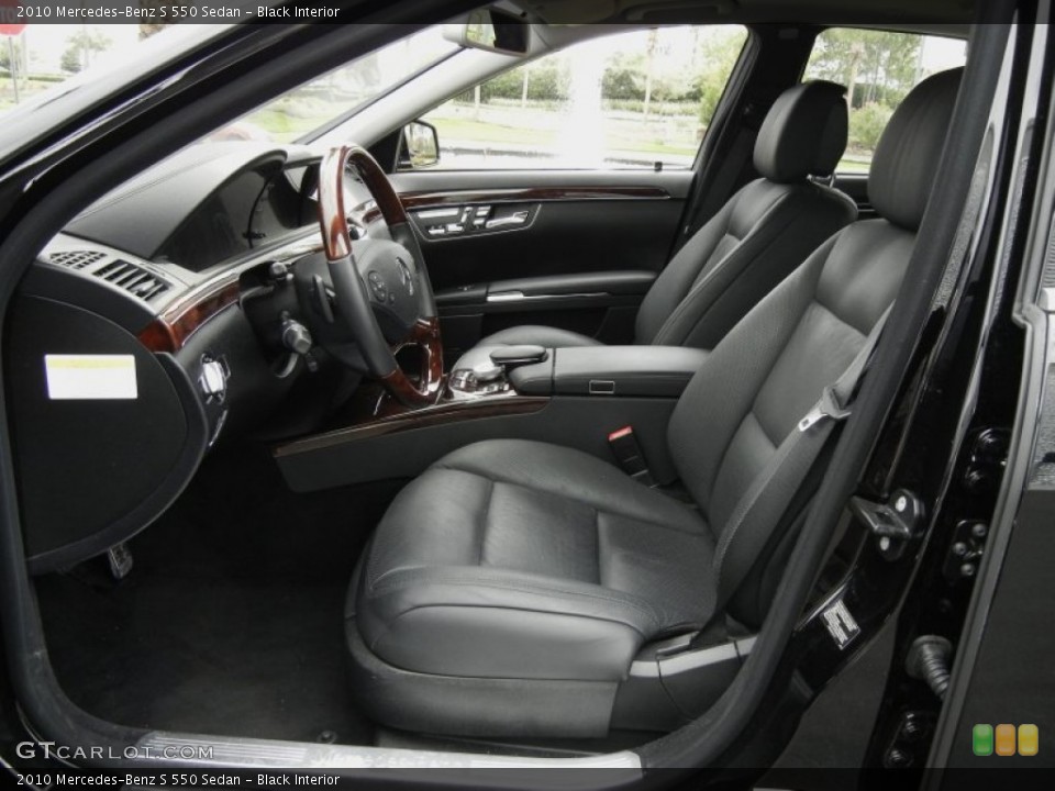 Black Interior Photo for the 2010 Mercedes-Benz S 550 Sedan #61390469