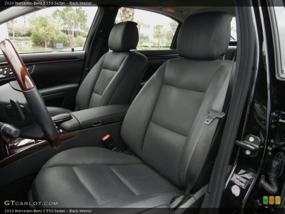 Black Interior Photo for the 2010 Mercedes-Benz S 550 Sedan #61390477