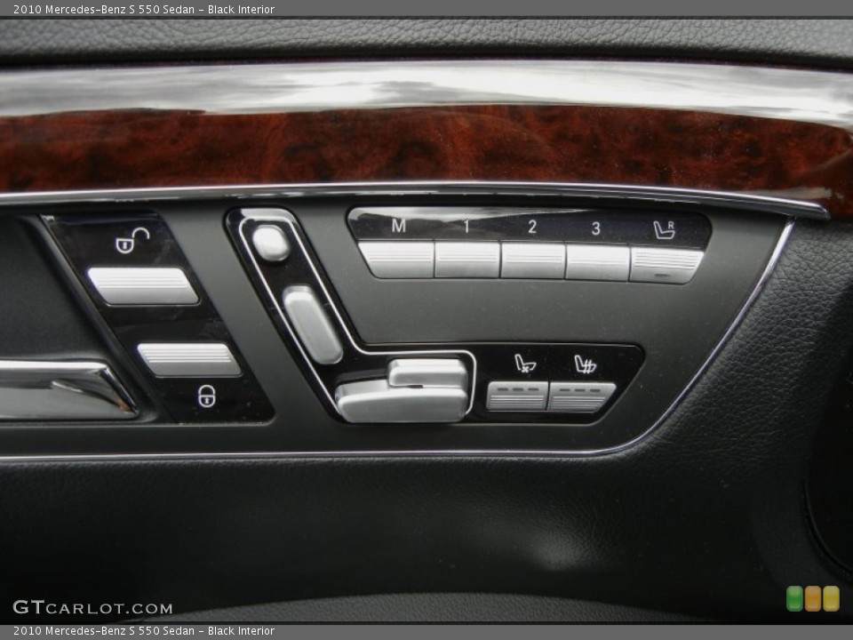 Black Interior Controls for the 2010 Mercedes-Benz S 550 Sedan #61390488