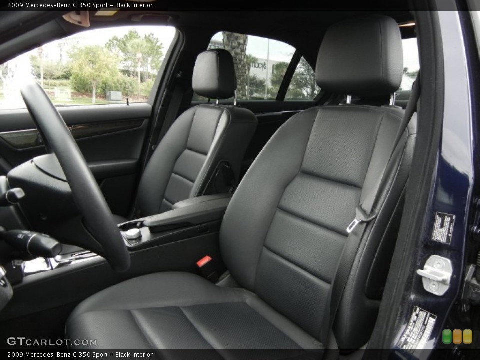 Black Interior Photo for the 2009 Mercedes-Benz C 350 Sport #61391052