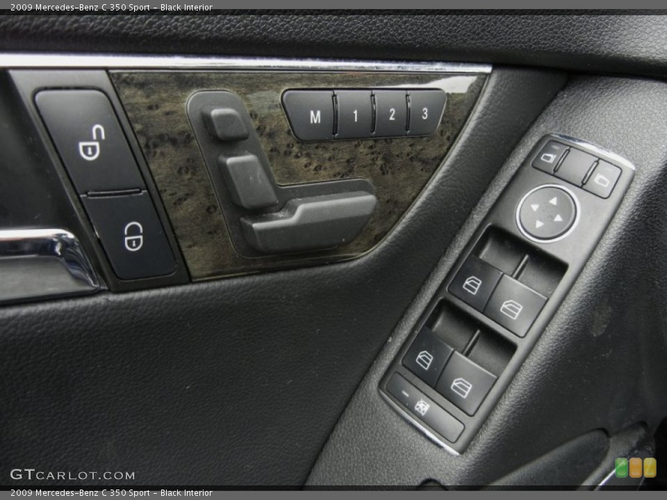Black Interior Controls for the 2009 Mercedes-Benz C 350 Sport #61391061