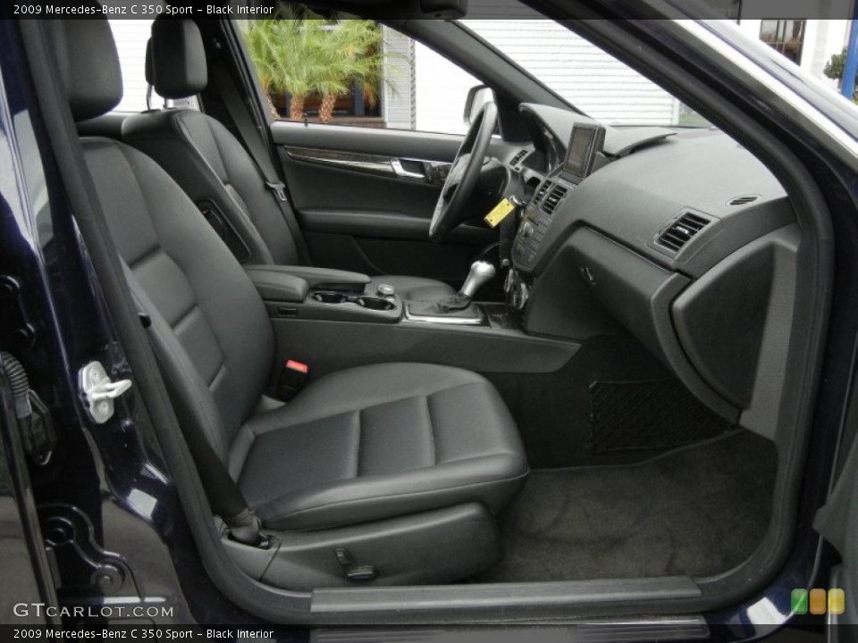 Black Interior Photo for the 2009 Mercedes-Benz C 350 Sport #61391086