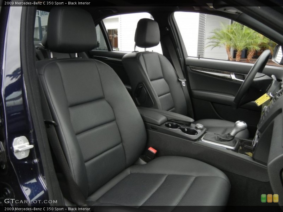 Black Interior Photo for the 2009 Mercedes-Benz C 350 Sport #61391094