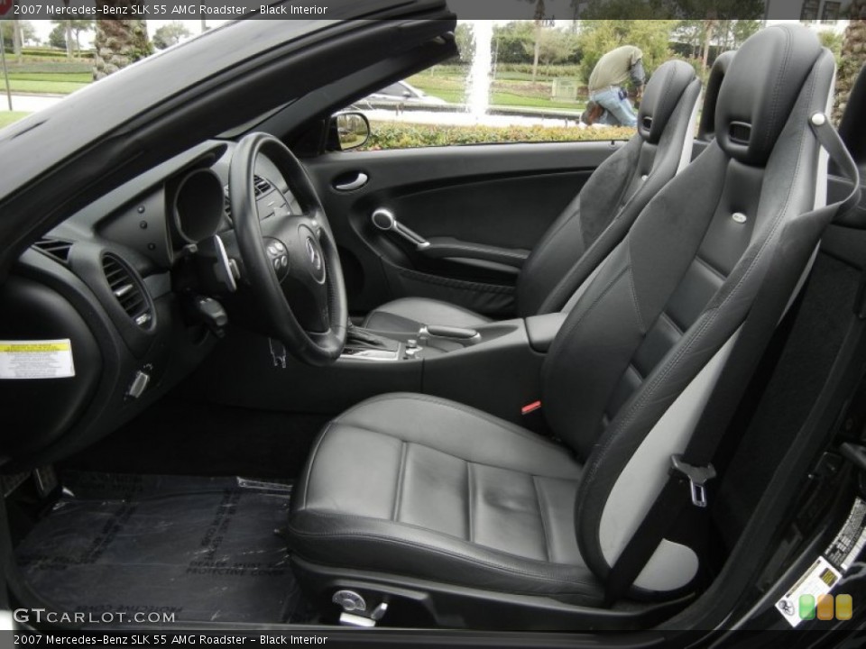 Black Interior Photo for the 2007 Mercedes-Benz SLK 55 AMG Roadster #61391376