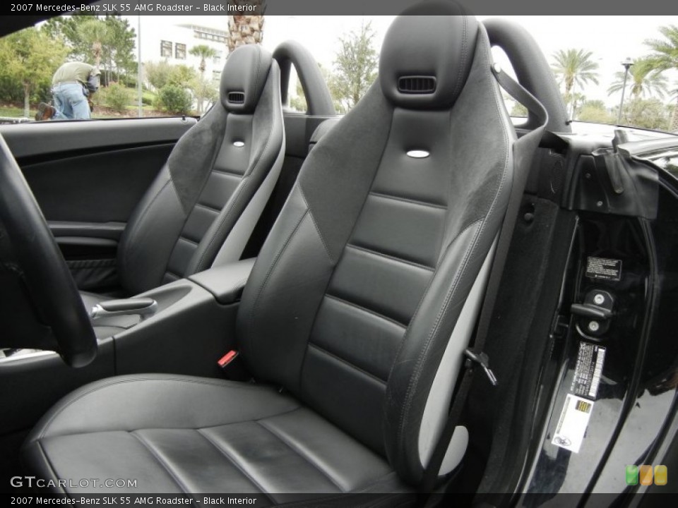 Black Interior Photo for the 2007 Mercedes-Benz SLK 55 AMG Roadster #61391385