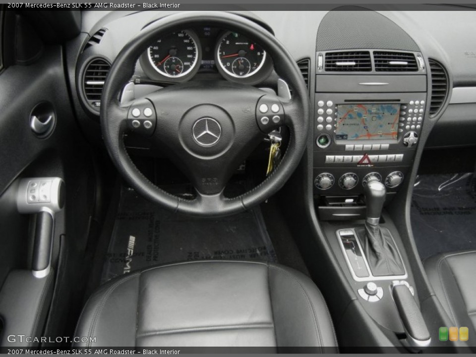Black Interior Dashboard for the 2007 Mercedes-Benz SLK 55 AMG Roadster #61391432
