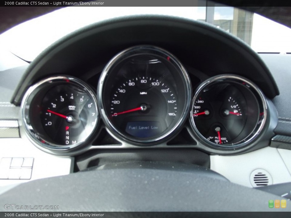 Light Titanium/Ebony Interior Gauges for the 2008 Cadillac CTS Sedan #61392034
