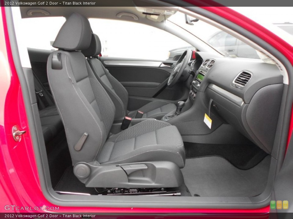 Titan Black Interior Photo for the 2012 Volkswagen Golf 2 Door #61392277