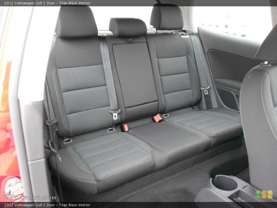 Titan Black Interior Photo for the 2012 Volkswagen Golf 2 Door #61392283