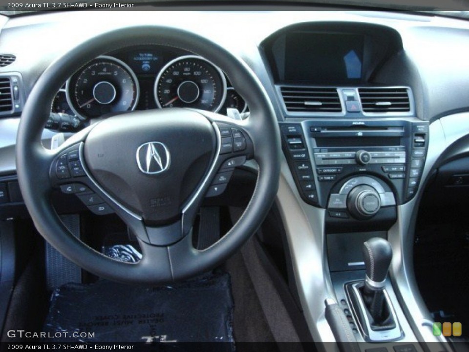 Ebony Interior Dashboard for the 2009 Acura TL 3.7 SH-AWD #61394137