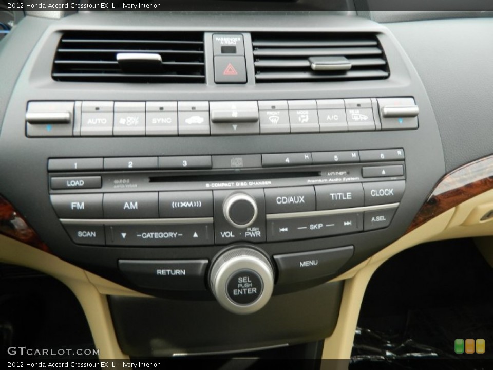 Ivory Interior Controls for the 2012 Honda Accord Crosstour EX-L #61394456