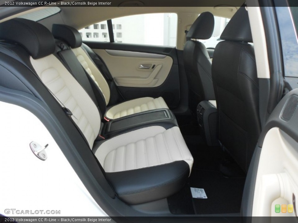 Black/Cornsilk Beige Interior Photo for the 2012 Volkswagen CC R-Line #61395583