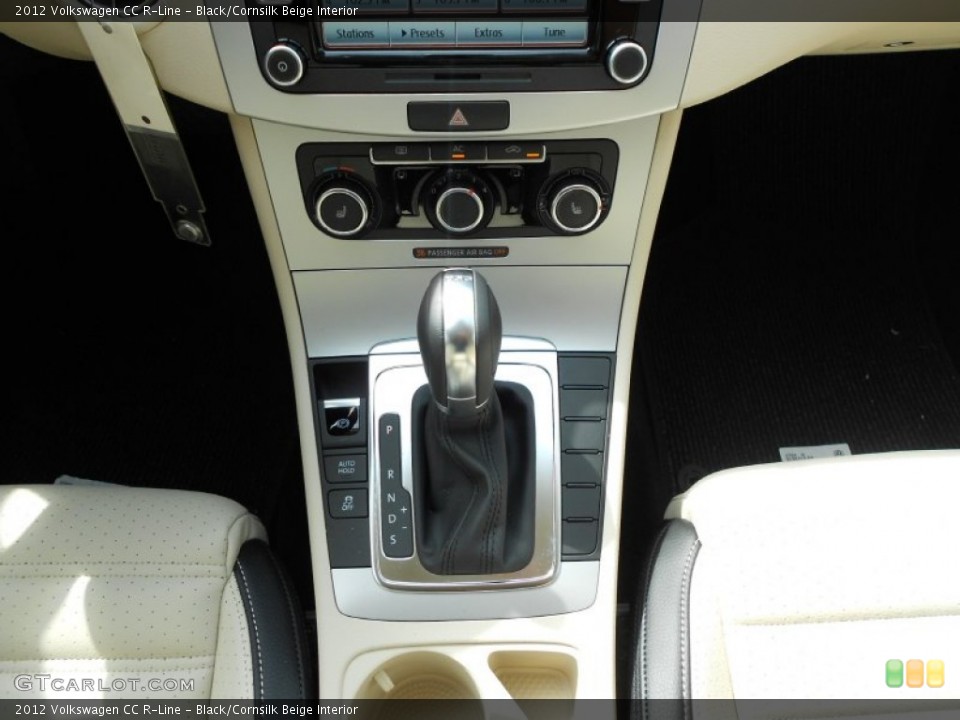 Black/Cornsilk Beige Interior Transmission for the 2012 Volkswagen CC R-Line #61395622