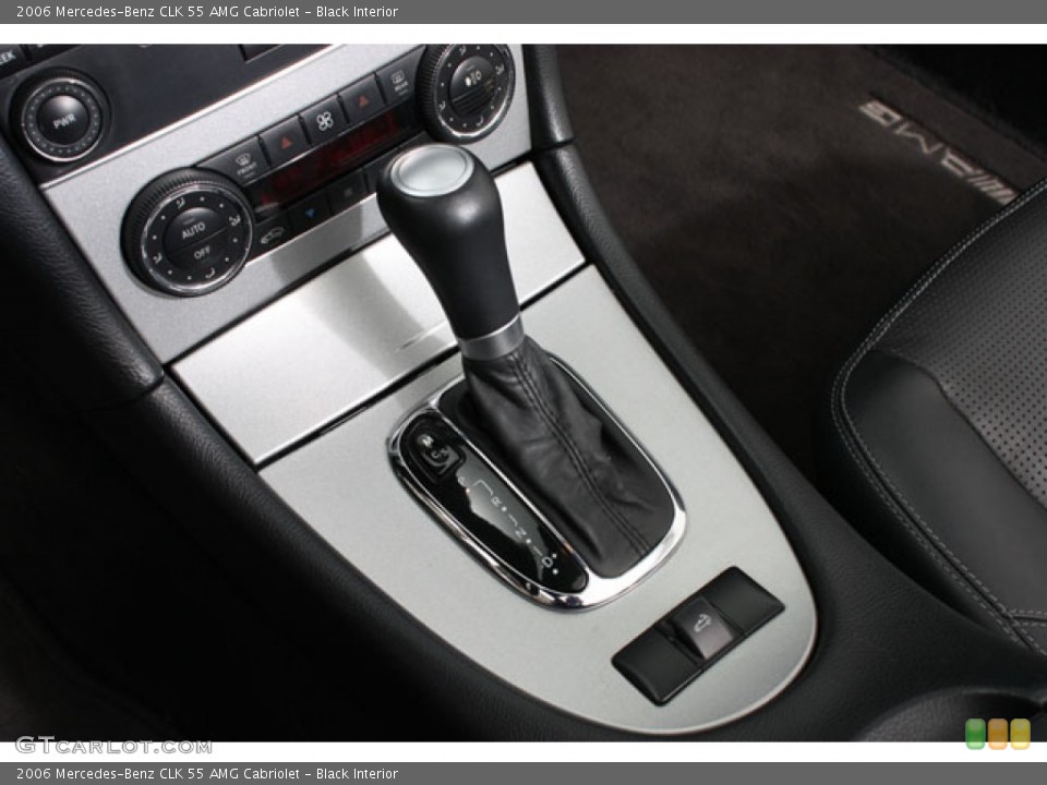 Black Interior Transmission for the 2006 Mercedes-Benz CLK 55 AMG Cabriolet #61399477