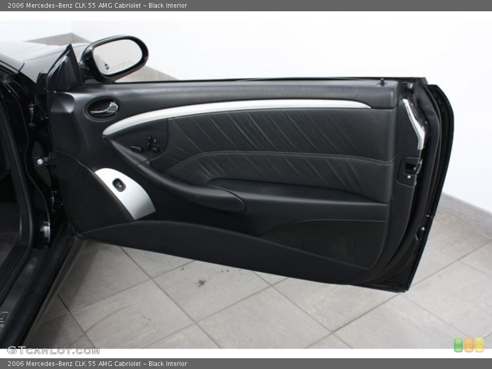 Black Interior Door Panel for the 2006 Mercedes-Benz CLK 55 AMG Cabriolet #61399483