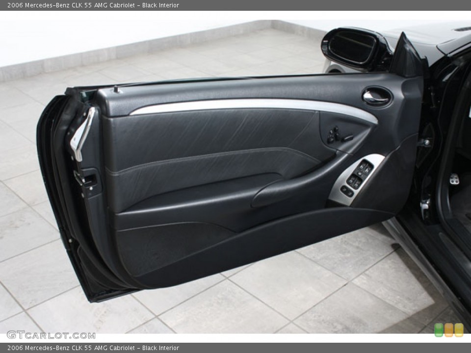 Black Interior Door Panel for the 2006 Mercedes-Benz CLK 55 AMG Cabriolet #61399489