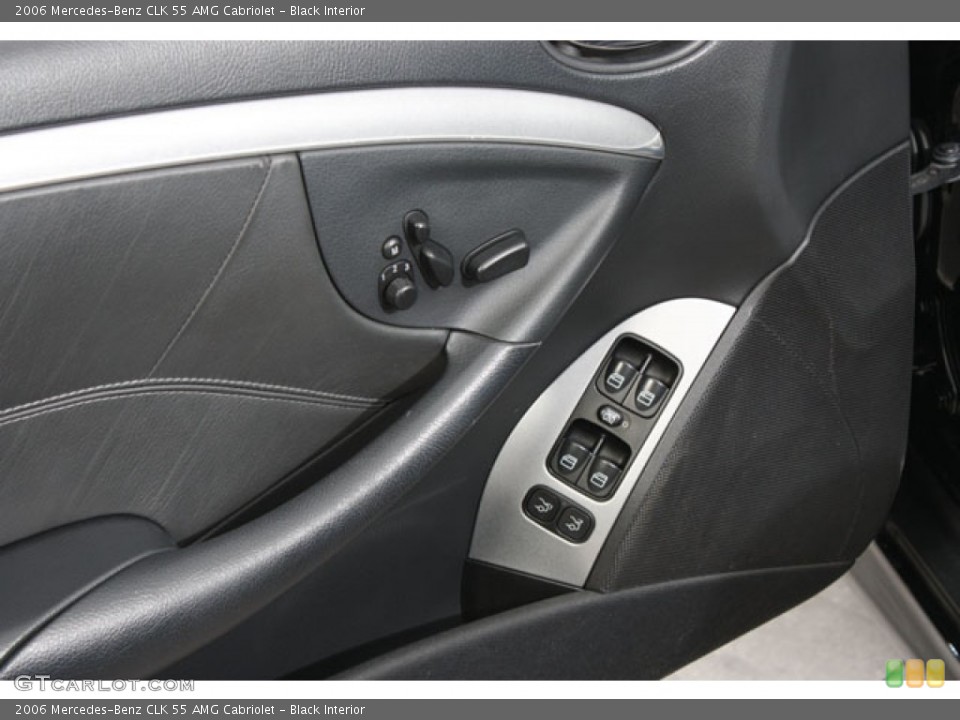 Black Interior Controls for the 2006 Mercedes-Benz CLK 55 AMG Cabriolet #61399498