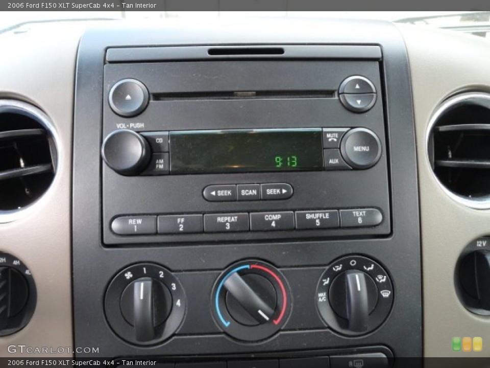 Tan Interior Audio System for the 2006 Ford F150 XLT SuperCab 4x4 #61401244