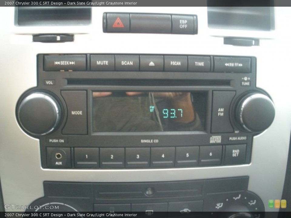 Dark Slate Gray/Light Graystone Interior Audio System for the 2007 Chrysler 300 C SRT Design #61404670