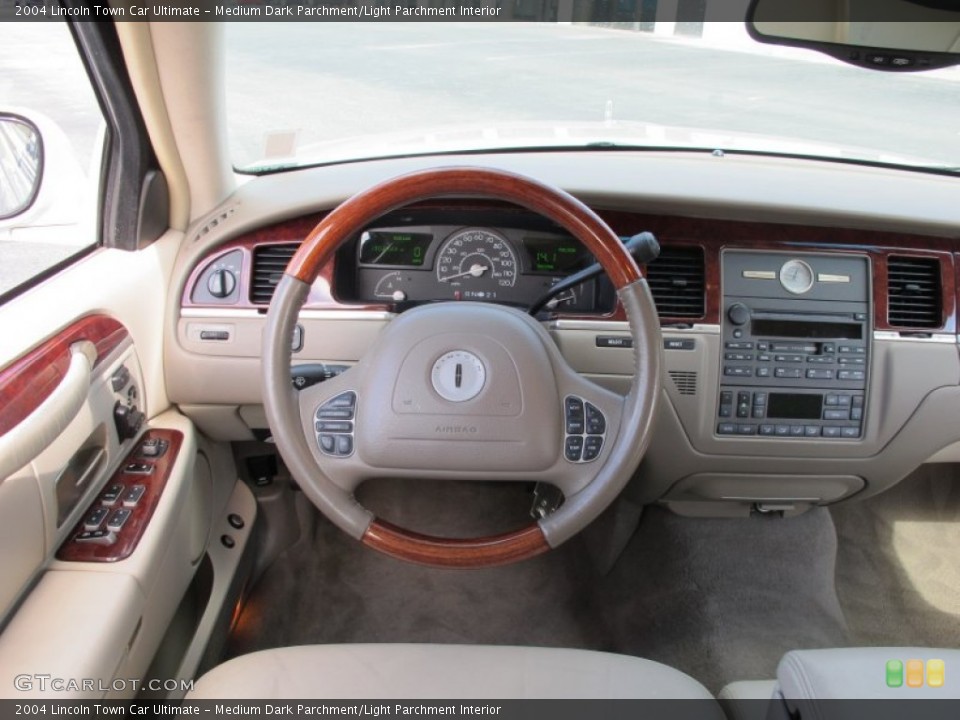 Medium Dark Parchment/Light Parchment Interior Dashboard for the 2004 Lincoln Town Car Ultimate #61407024