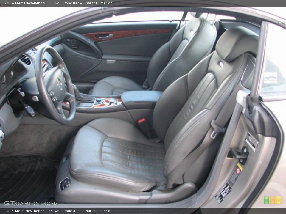 Charcoal Interior Photo for the 2004 Mercedes-Benz SL 55 AMG Roadster #61408900