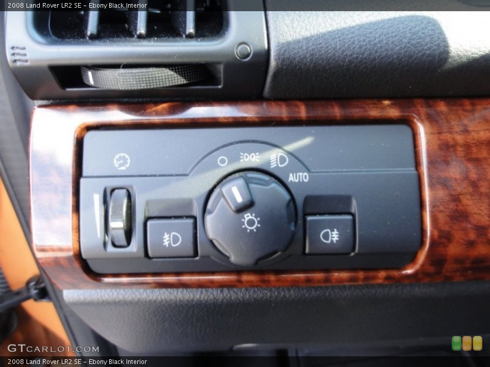 Ebony Black Interior Controls for the 2008 Land Rover LR2 SE #61408945