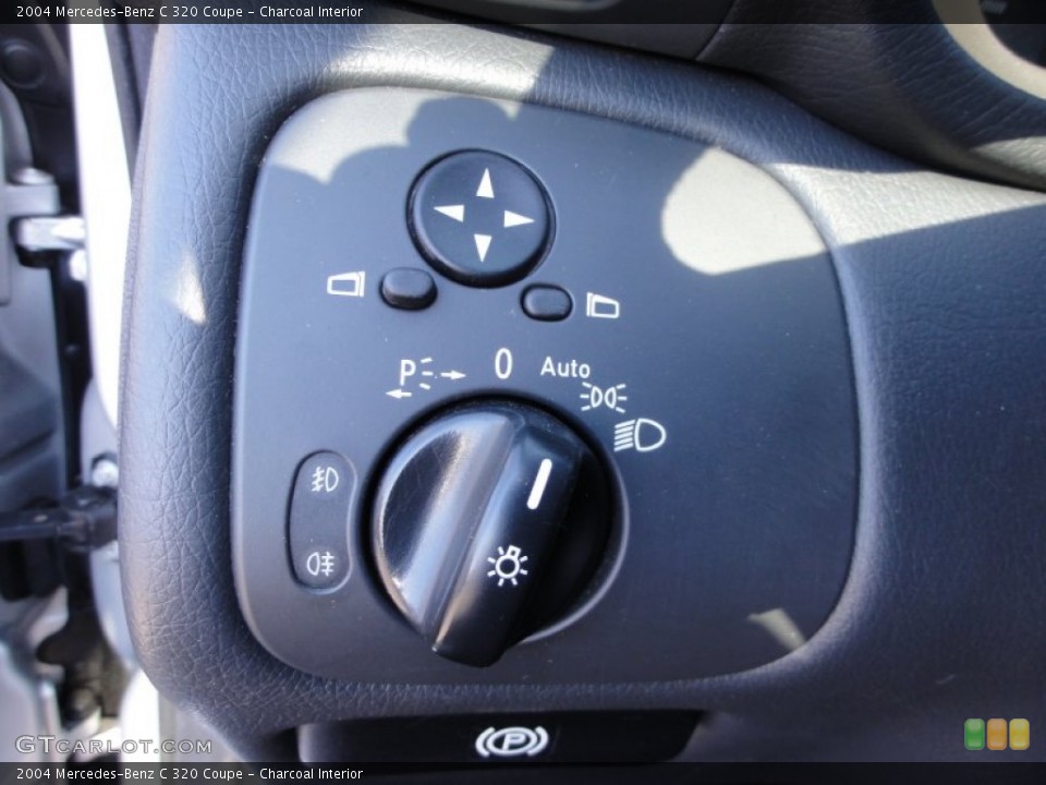 Charcoal Interior Controls for the 2004 Mercedes-Benz C 320 Coupe #61411261