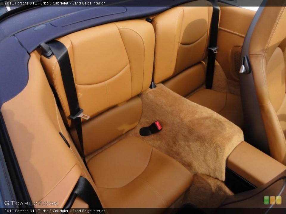 Sand Beige Interior Photo for the 2011 Porsche 911 Turbo S Cabriolet #61411910