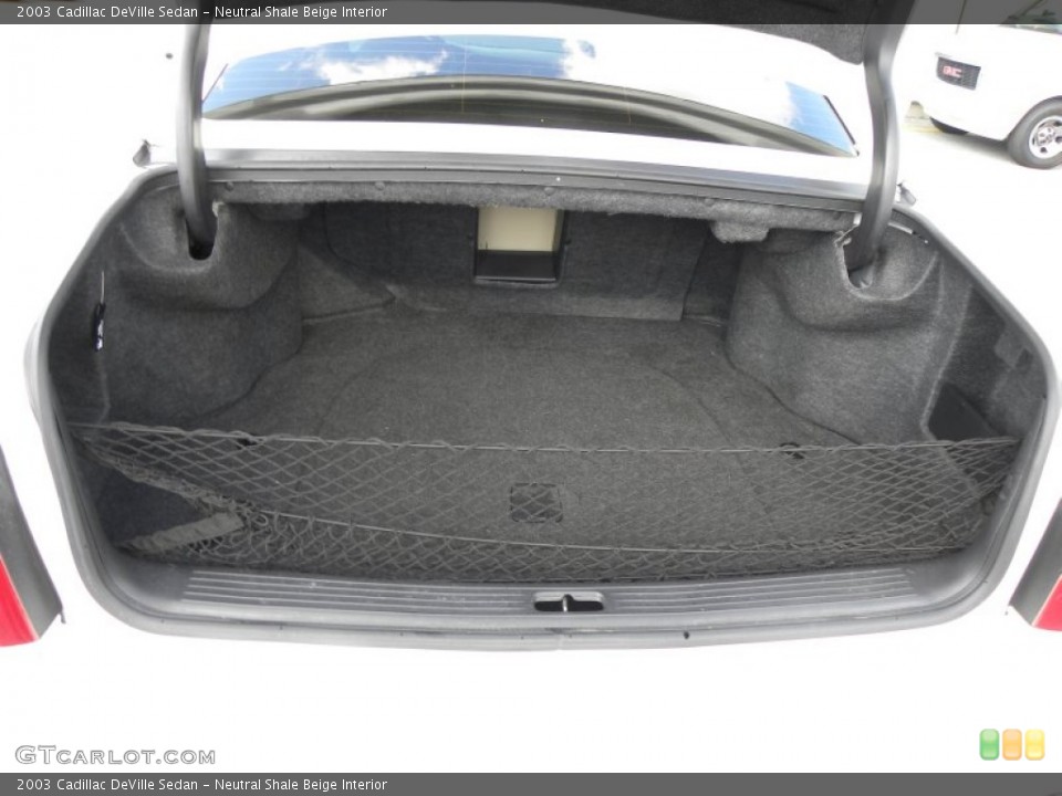 Neutral Shale Beige Interior Trunk for the 2003 Cadillac DeVille Sedan #61412818